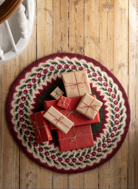 Workshop Kerstkleed Breien/ Knitting a Christmas Rug